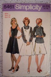 5461 PRINCESS SLVLSS DRESS, JUMPER, SHIRT JKT, BLOUSE PATTERN 14